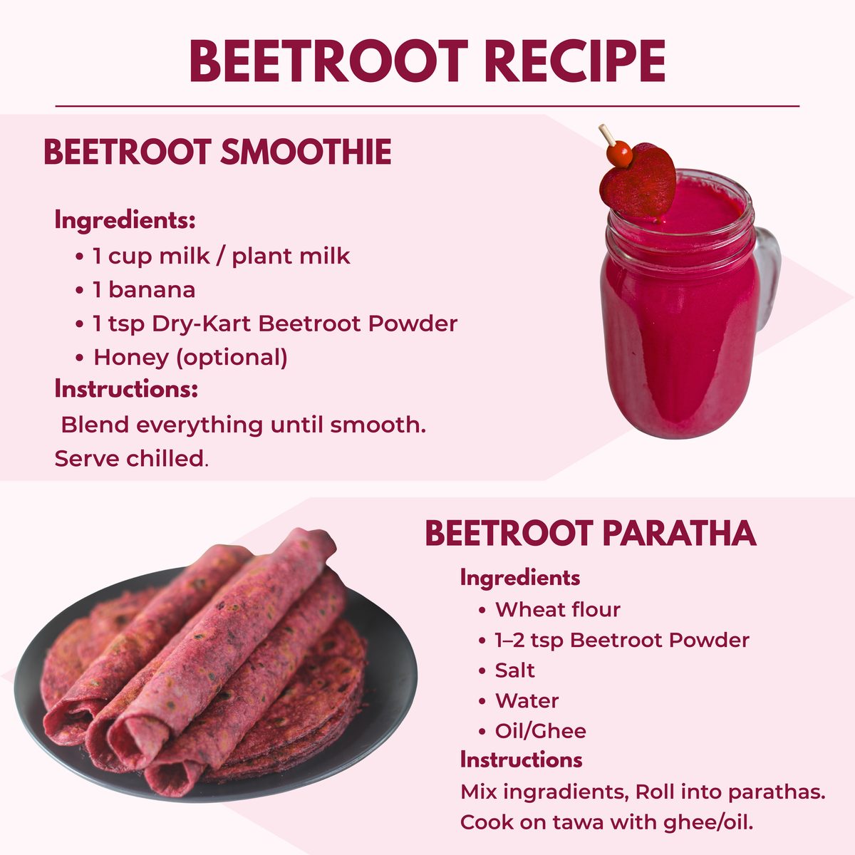 Dry-Kart Organic Beetroot Powder — usage guide image 1.