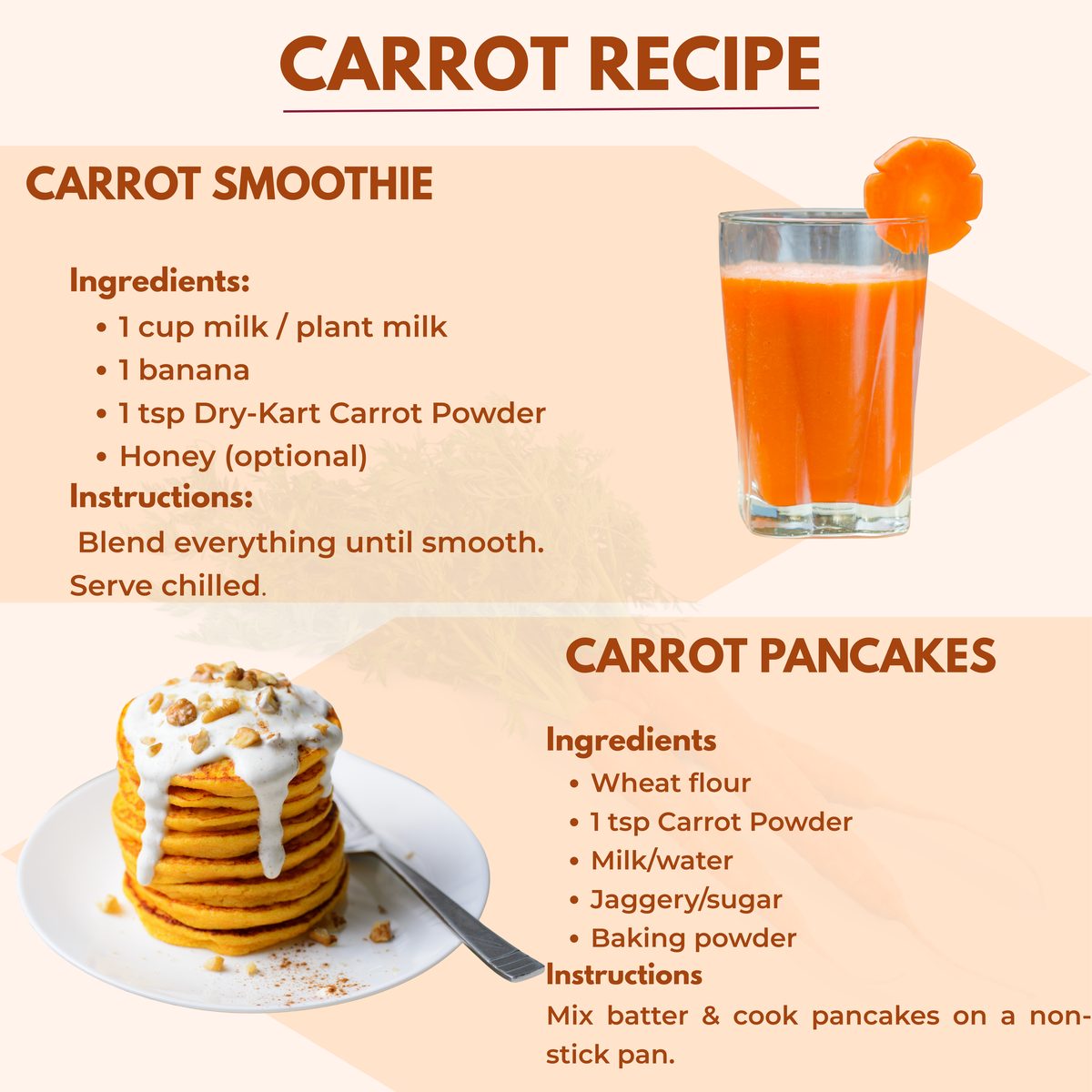Dry-Kart Organic Carrot Powder — usage guide image 1.