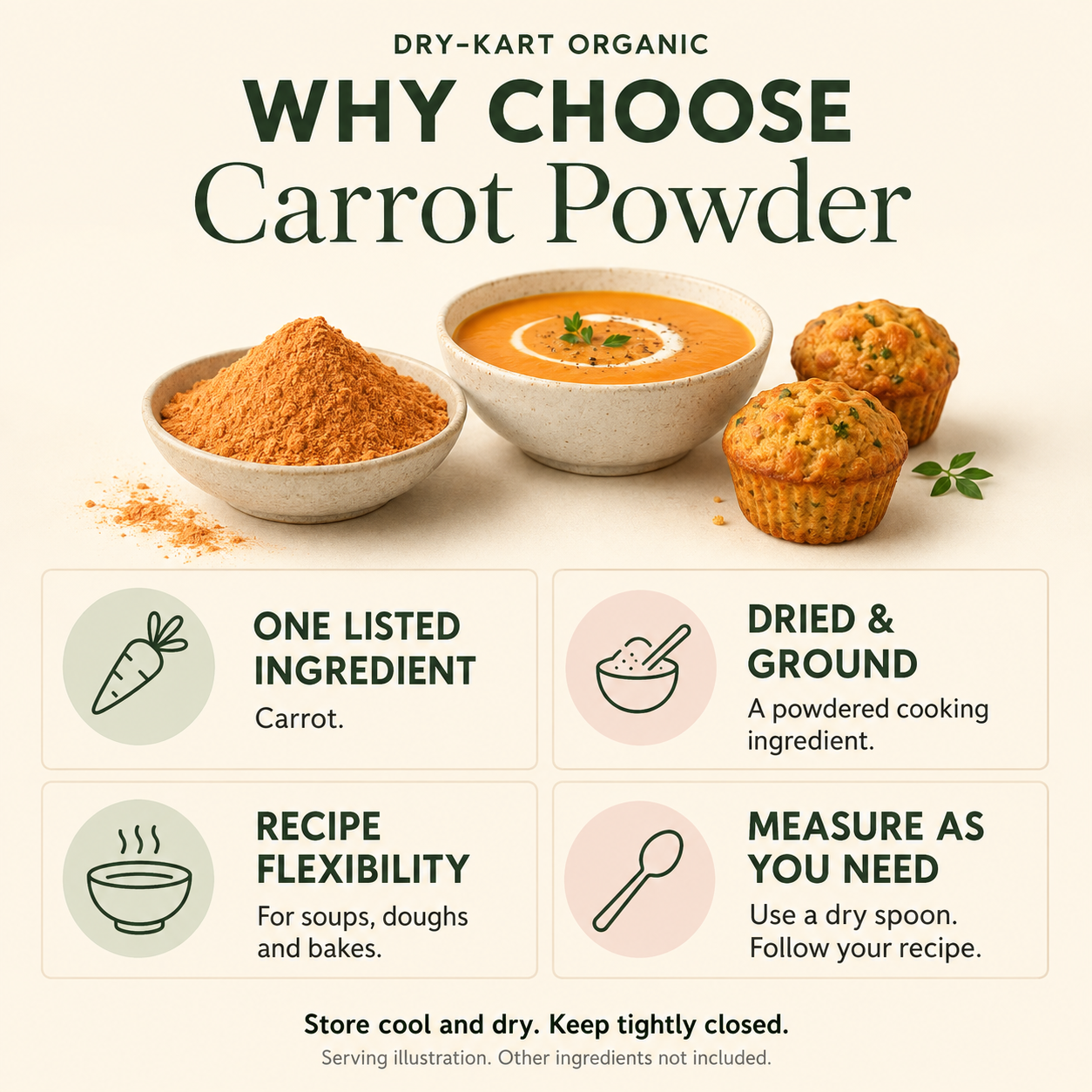 carrot-powder recipe and usage guide