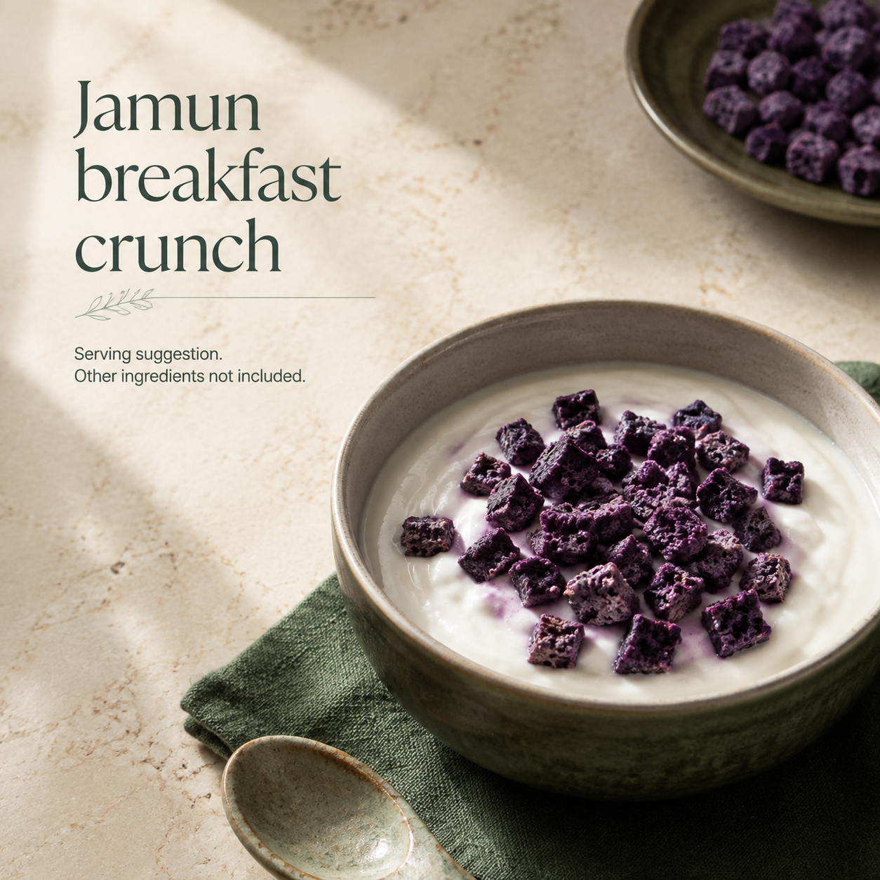 Dry-Kart Organic freeze dried black jamun — serving
