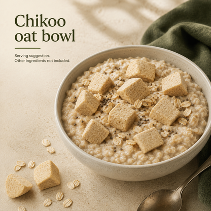 Dry-Kart Organic freeze dried chikoo — serving