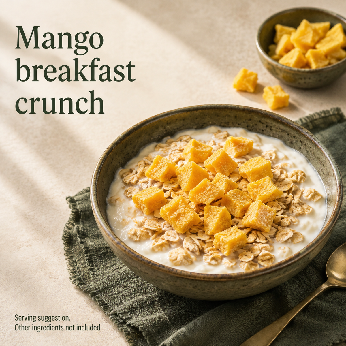 Dry-Kart Organic freeze dried mango — serving