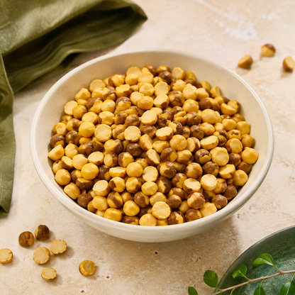 Dry-Kart Organic roasted chana — unpacked