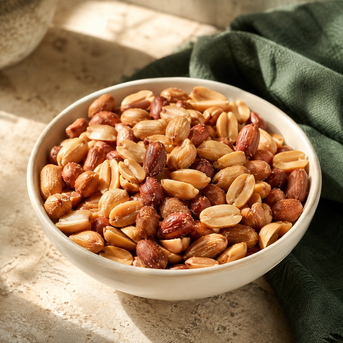 Dry-Kart Organic roasted peanuts — unpacked