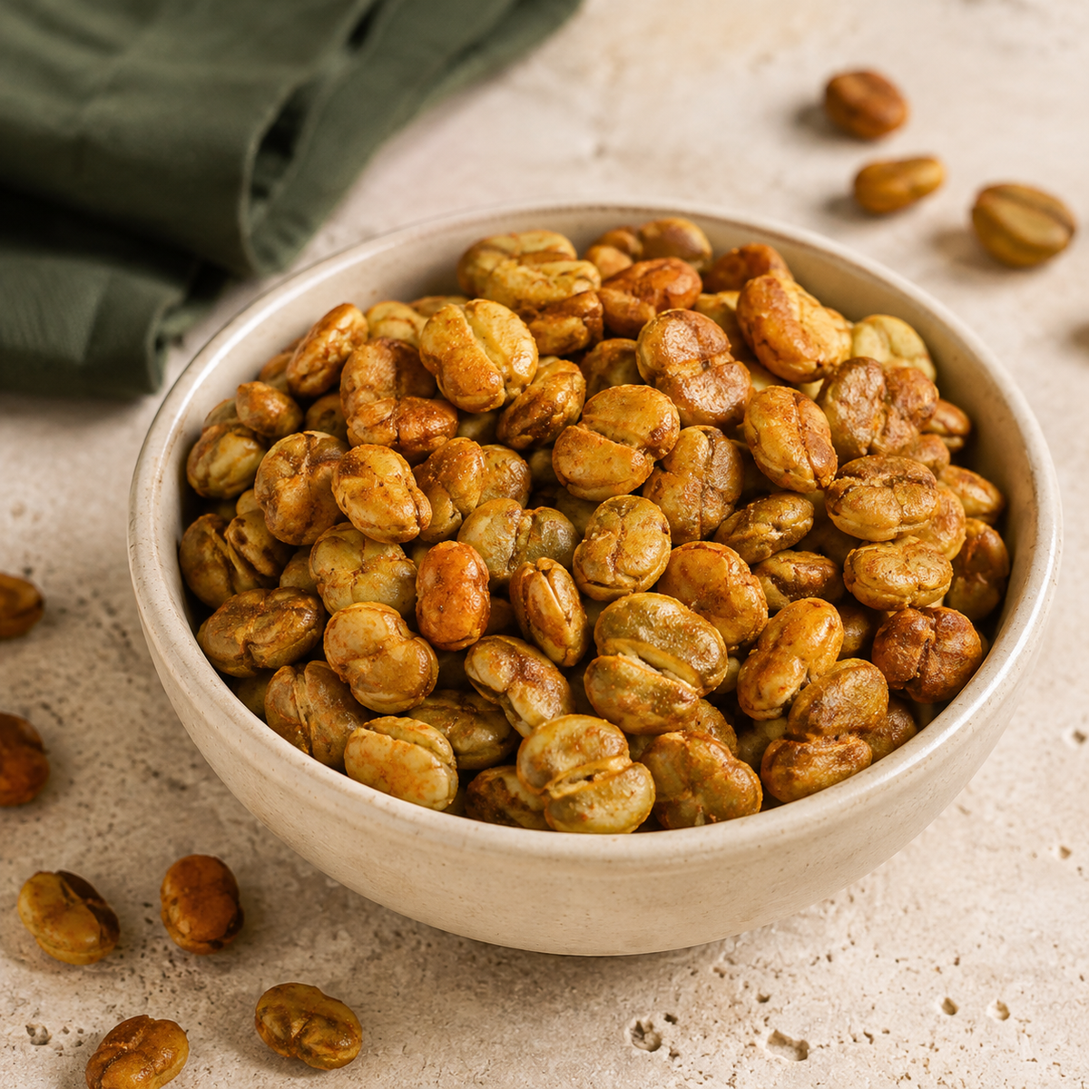 Roasted Edamame Beans — Peri Peri | 250 g PET jar — product and serving information